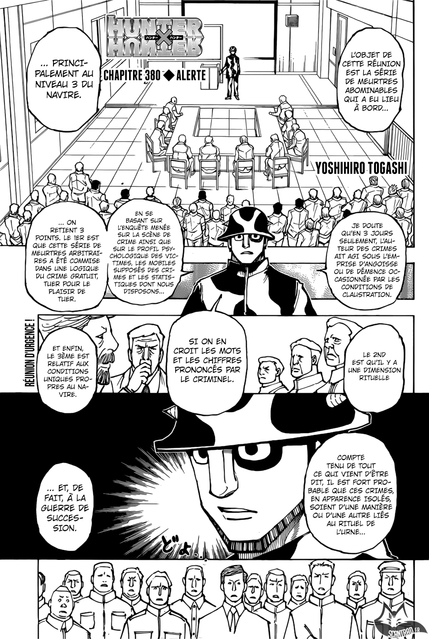 Hunter X Hunter: Chapter chapitre-380 - Page 1