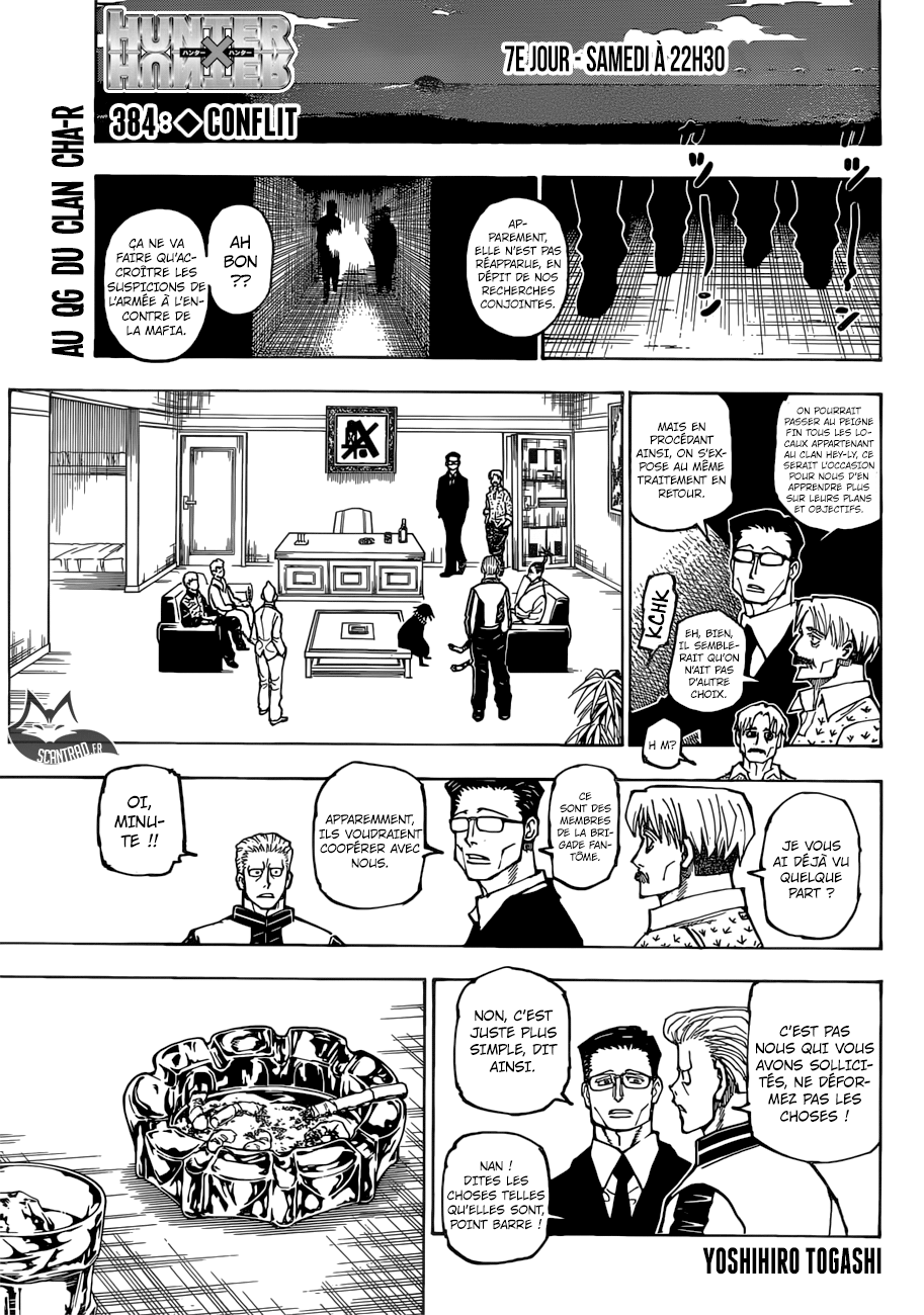 Hunter X Hunter: Chapter chapitre-384 - Page 1