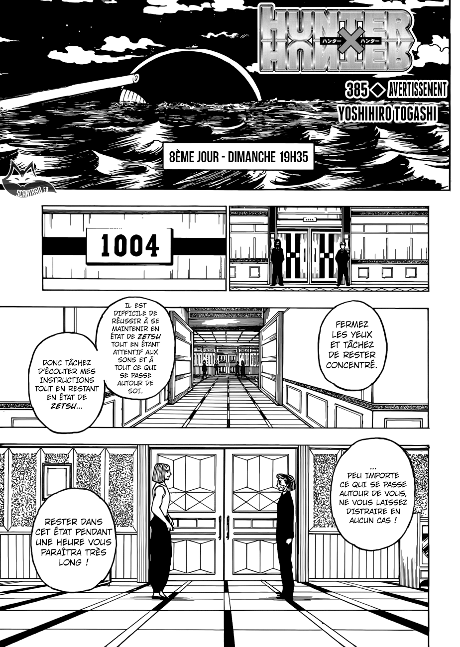 Hunter X Hunter: Chapter chapitre-385 - Page 1