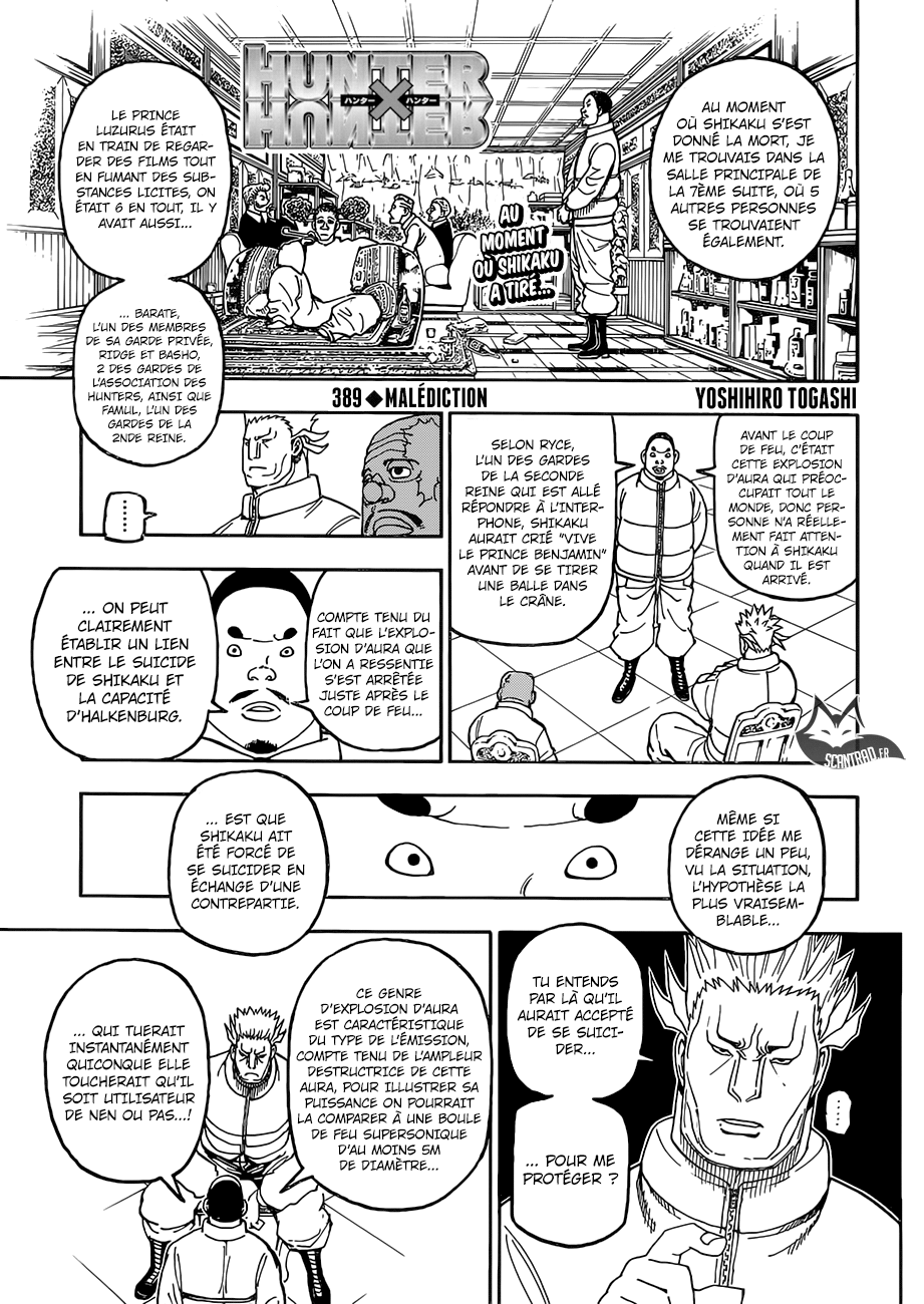 Hunter X Hunter: Chapter chapitre-389 - Page 1