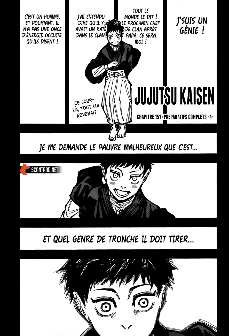 Jujutsu Kaisen: Chapter chapitre-151 - Page 1