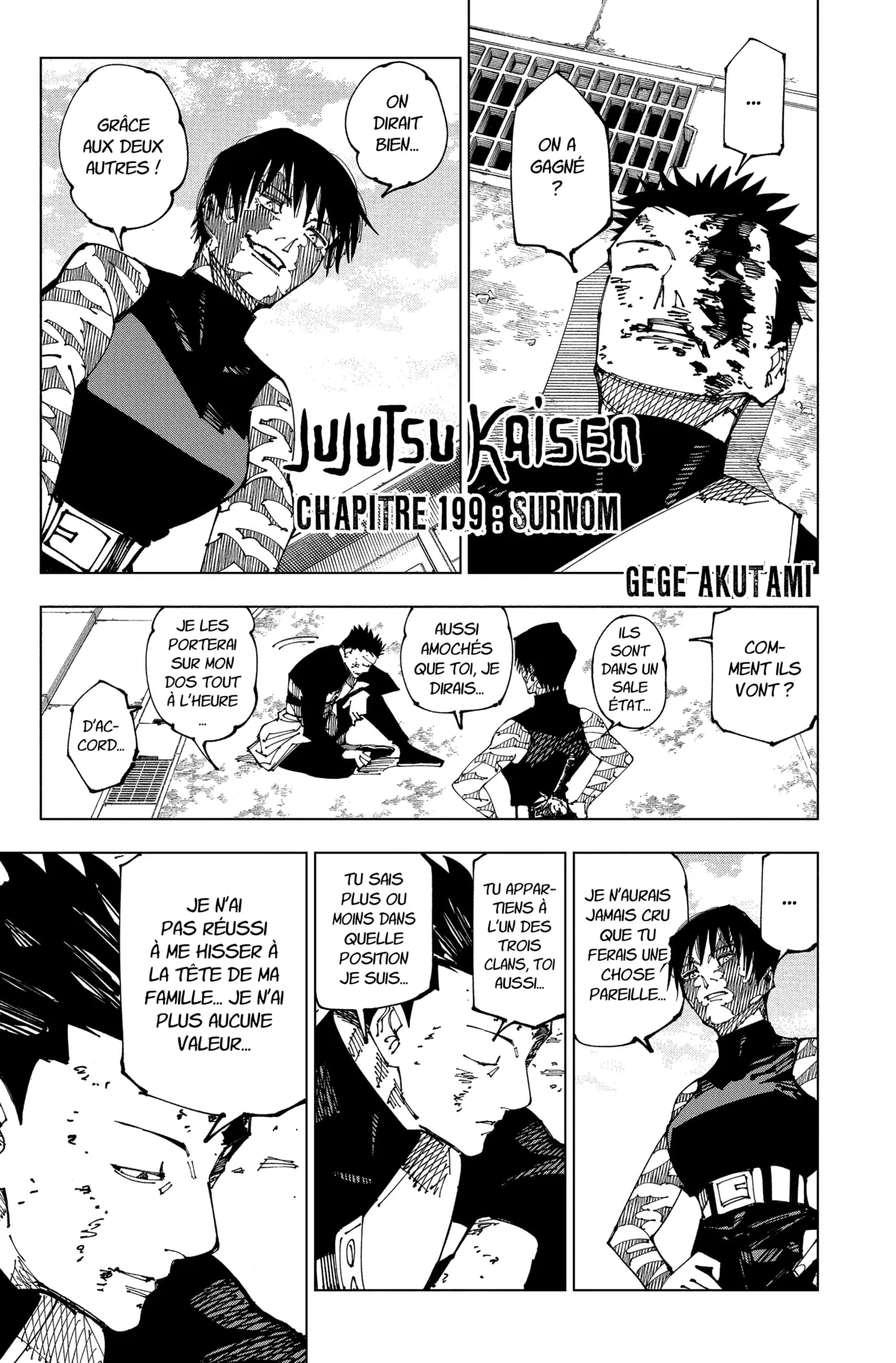 Jujutsu Kaisen: Chapter chapitre-199 - Page 1