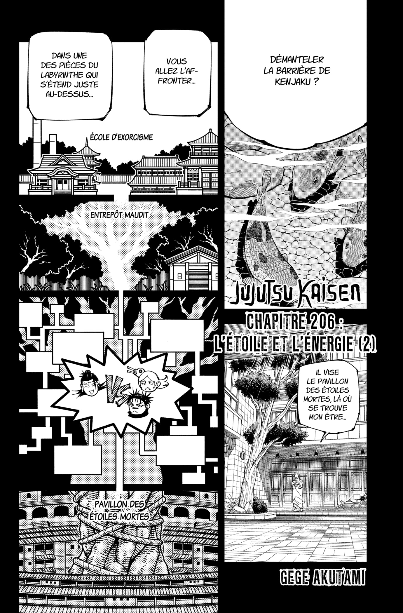 Jujutsu Kaisen: Chapter chapitre-206 - Page 1