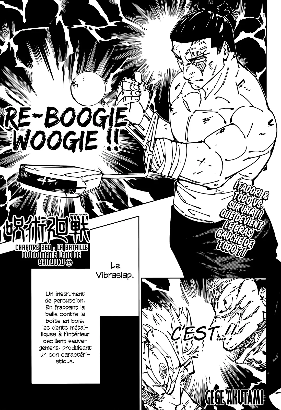 Jujutsu Kaisen: Chapter chapitre-260 - Page 1