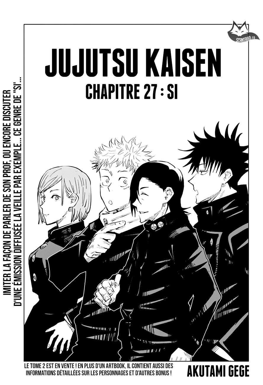 Jujutsu Kaisen: Chapter chapitre-27 - Page 1