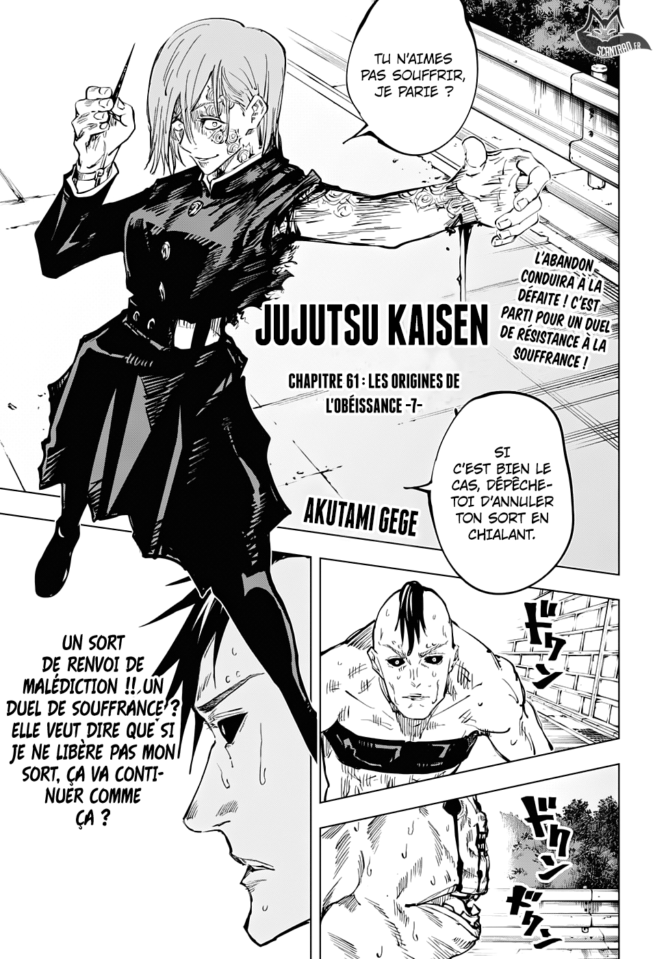 Jujutsu Kaisen: Chapter chapitre-61 - Page 1