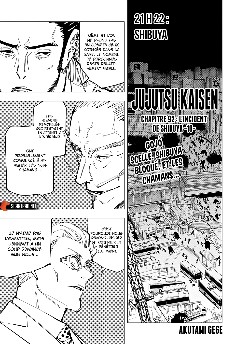 Jujutsu Kaisen: Chapter chapitre-92 - Page 1