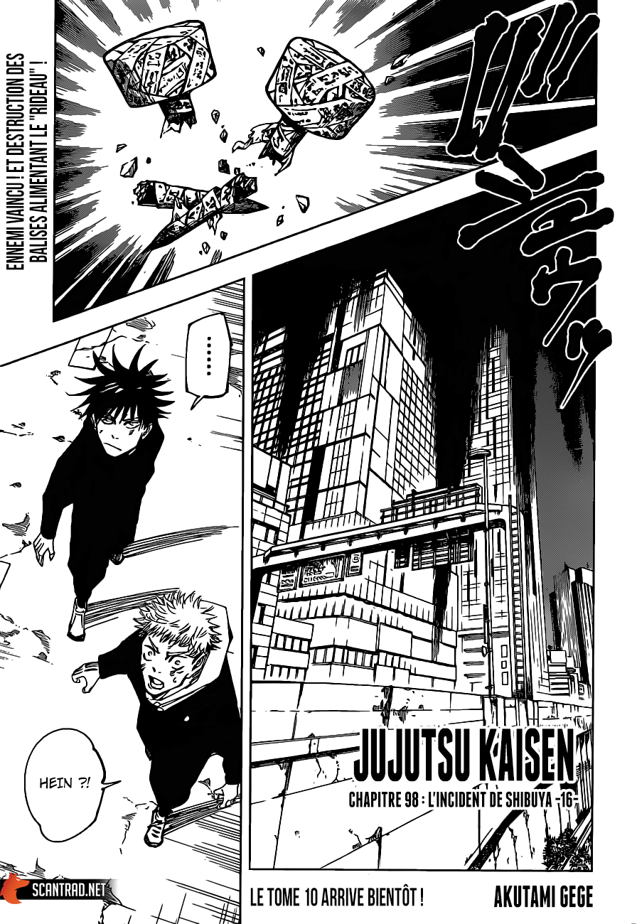 Jujutsu Kaisen: Chapter chapitre-98 - Page 1