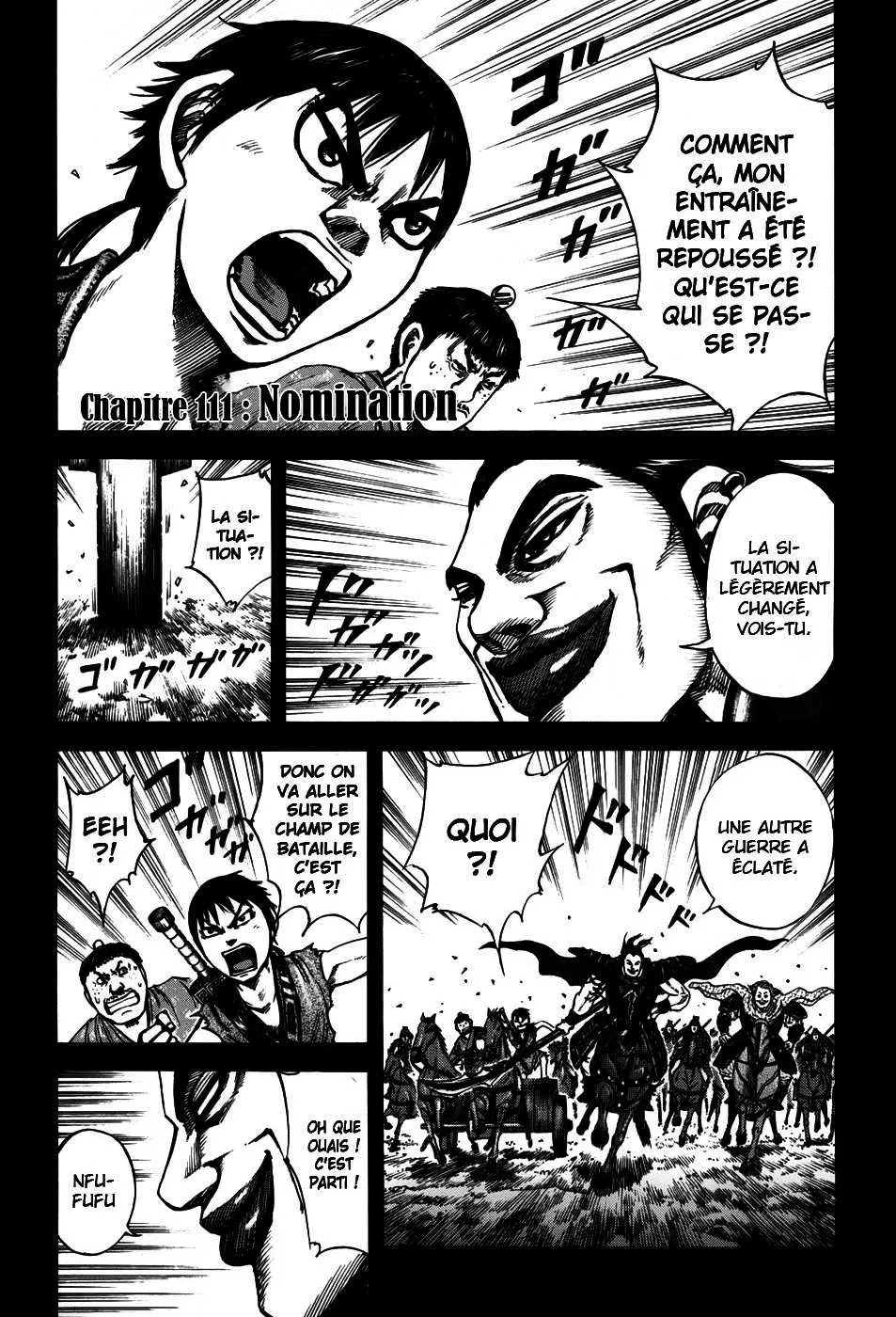 Kingdom: Chapter chapitre-111 - Page 1