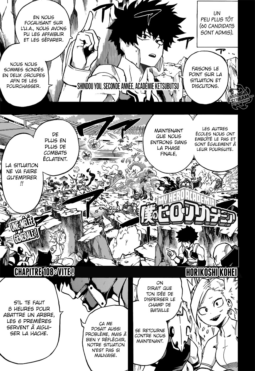 My Hero Academia: Chapter chapitre-108 - Page 1