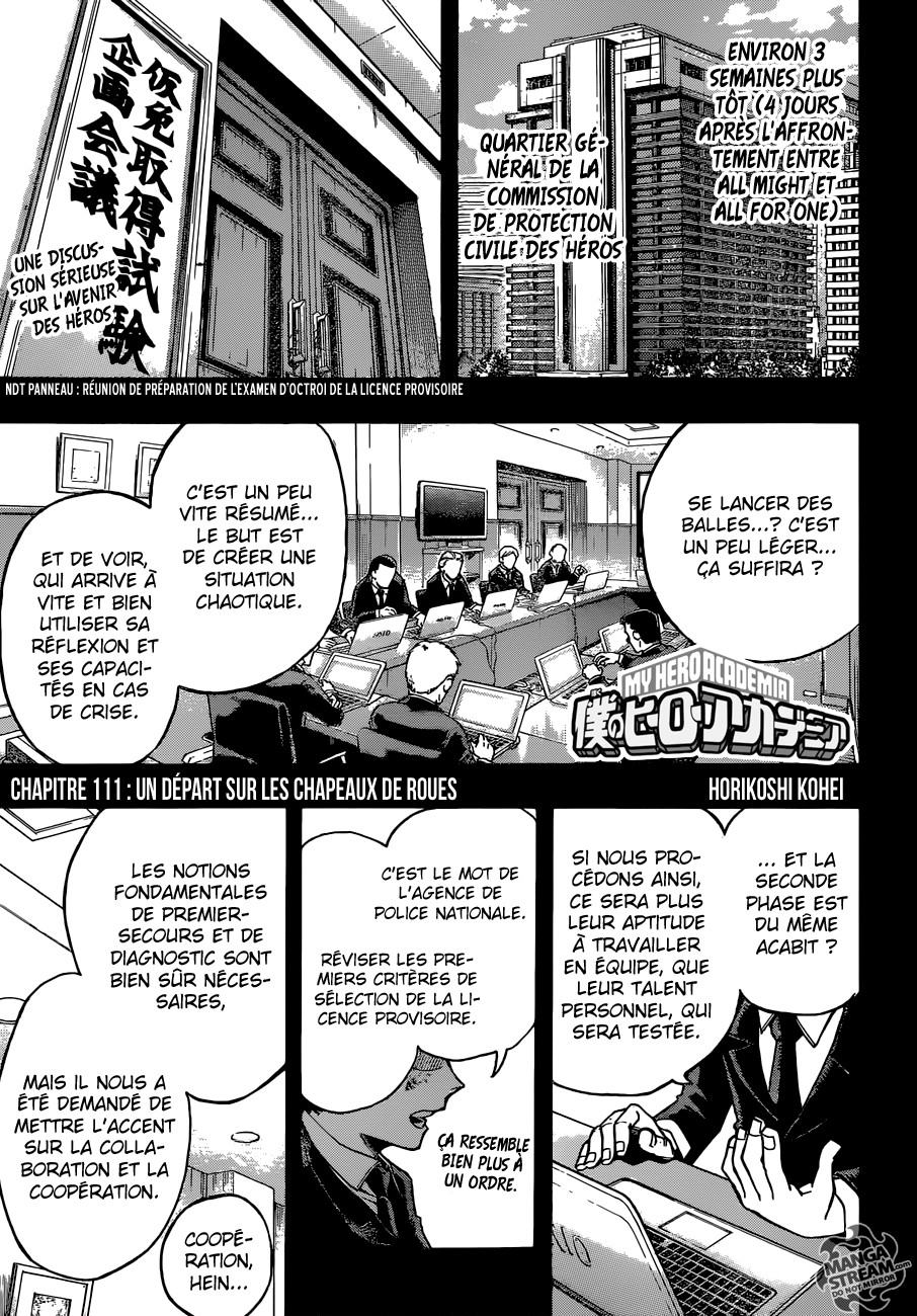 My Hero Academia: Chapter chapitre-111 - Page 1