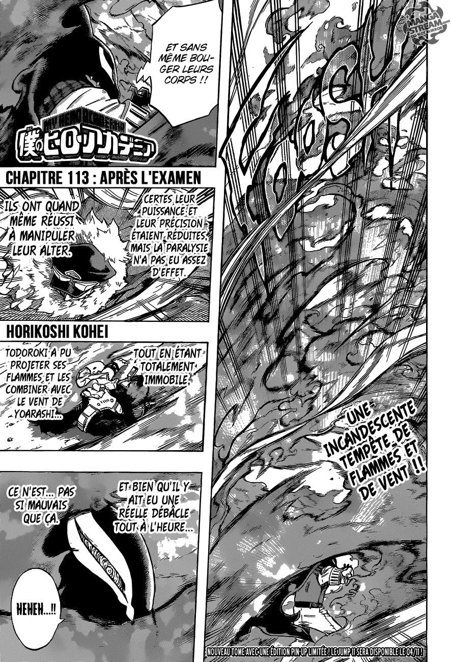 My Hero Academia: Chapter chapitre-113 - Page 1