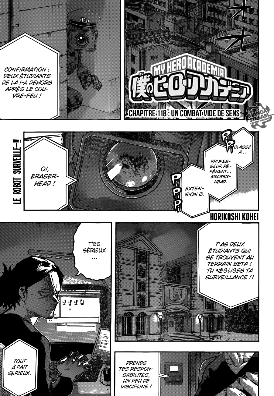 My Hero Academia: Chapter chapitre-118 - Page 1