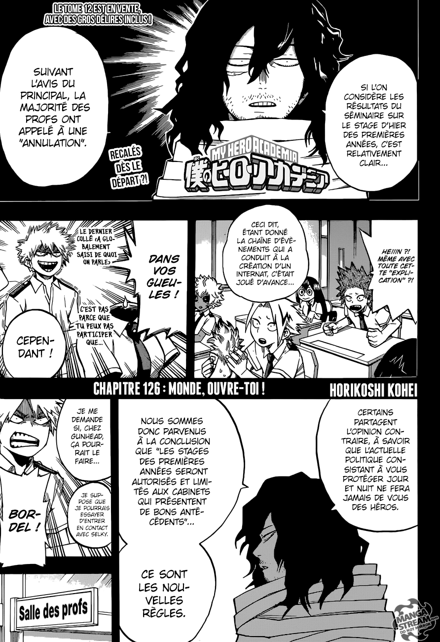 My Hero Academia: Chapter chapitre-126 - Page 1