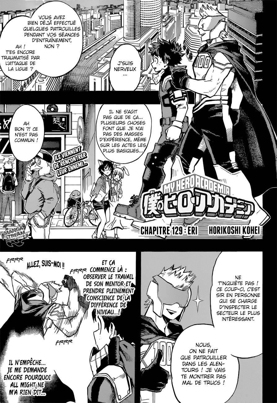 My Hero Academia: Chapter chapitre-129 - Page 1