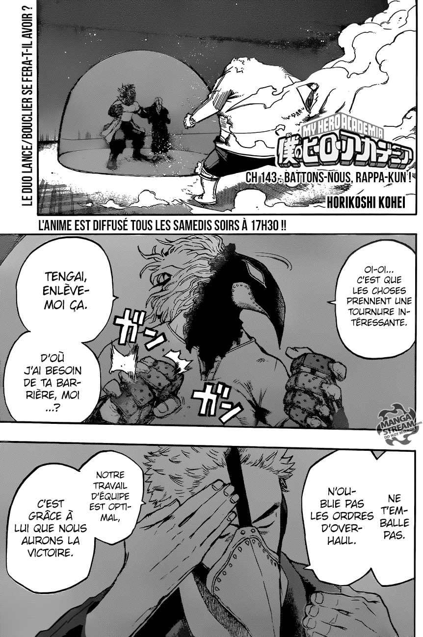 My Hero Academia: Chapter chapitre-143 - Page 1