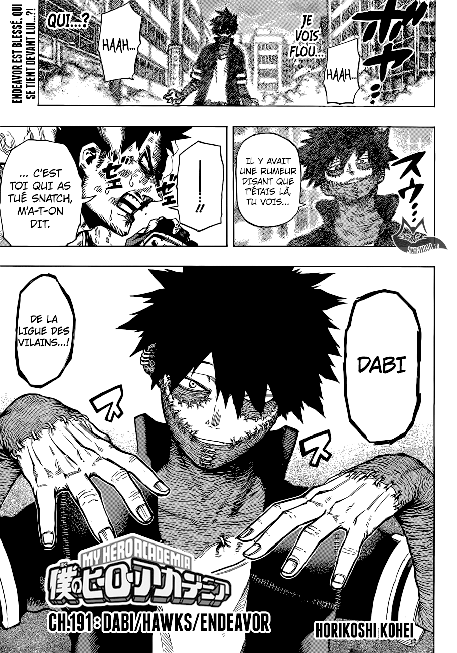 My Hero Academia: Chapter chapitre-191 - Page 1