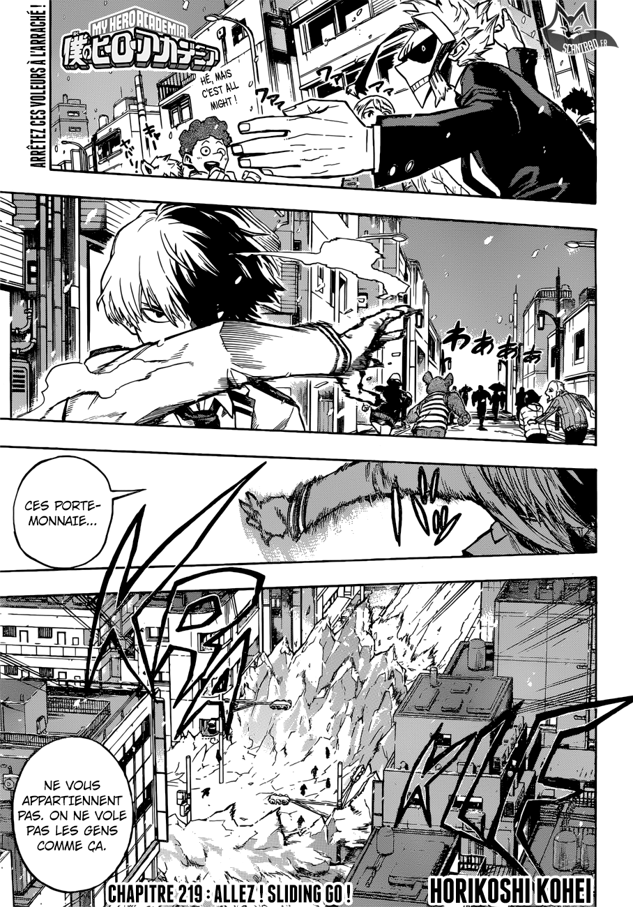 My Hero Academia: Chapter chapitre-219 - Page 1