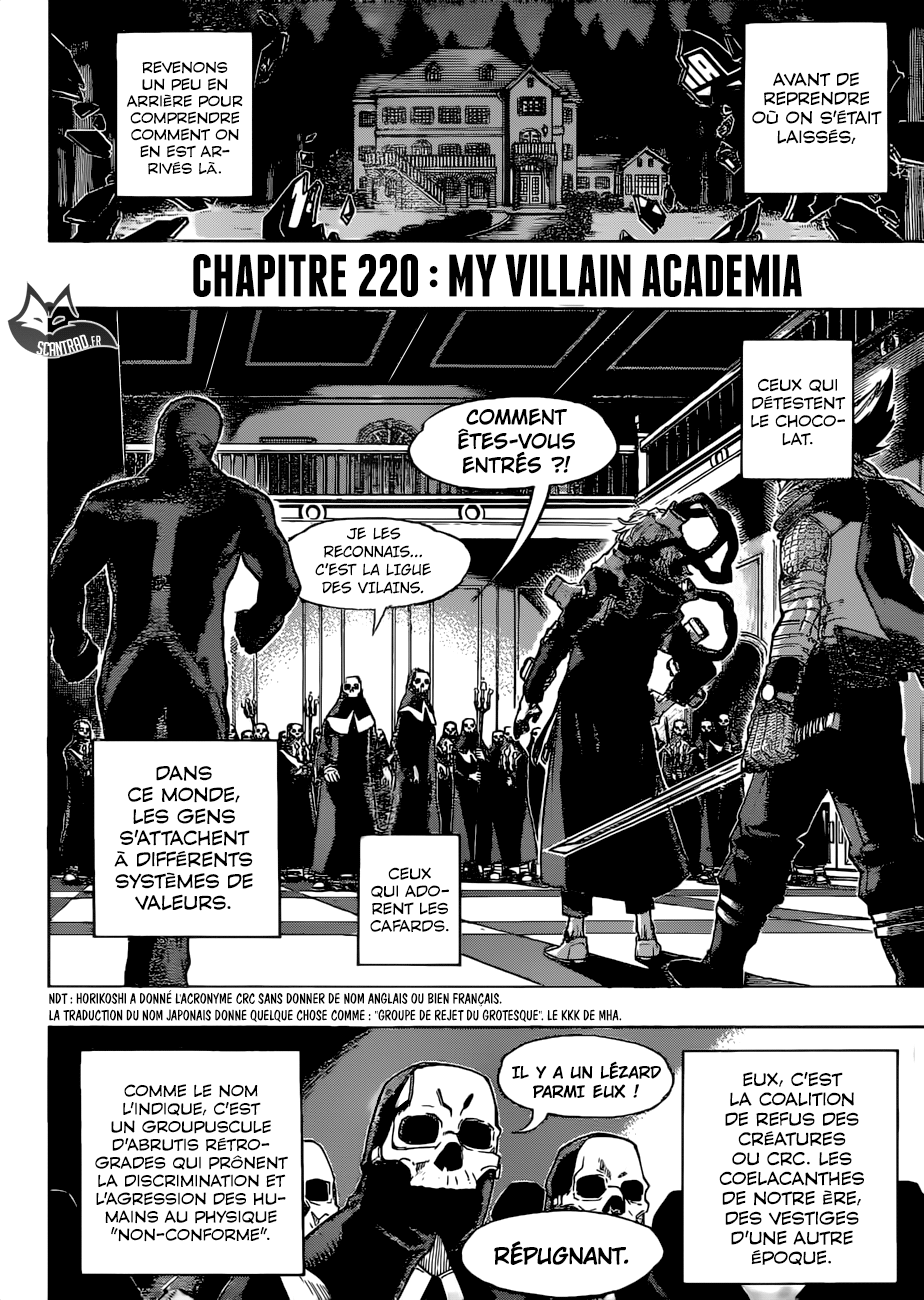My Hero Academia: Chapter chapitre-220 - Page 2