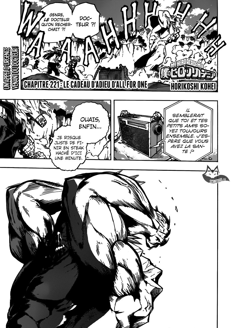 My Hero Academia: Chapter chapitre-221 - Page 1