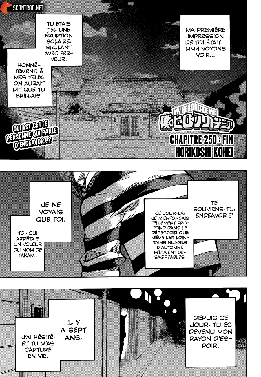 My Hero Academia: Chapter chapitre-250 - Page 1