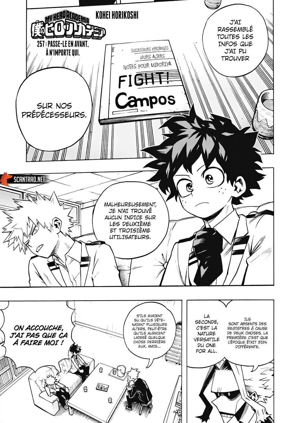 My Hero Academia: Chapter chapitre-257 - Page 1