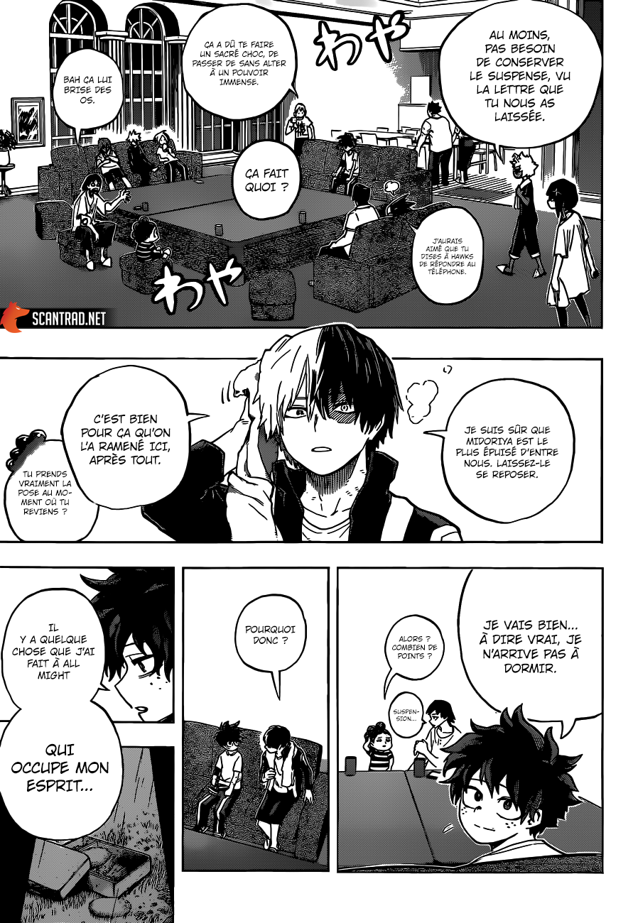 Scan My Hero Academia Chapitre 327 : Rest !!! - Page 5 sur ScanVF.Net
