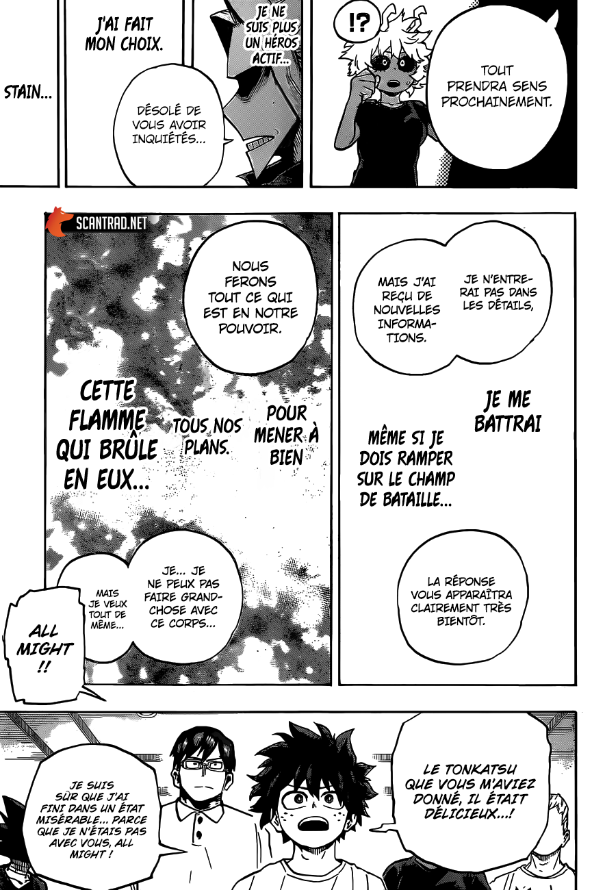 Scan My Hero Academia Chapitre 327 : Rest !!! - Page 7 sur ScanVF.Net