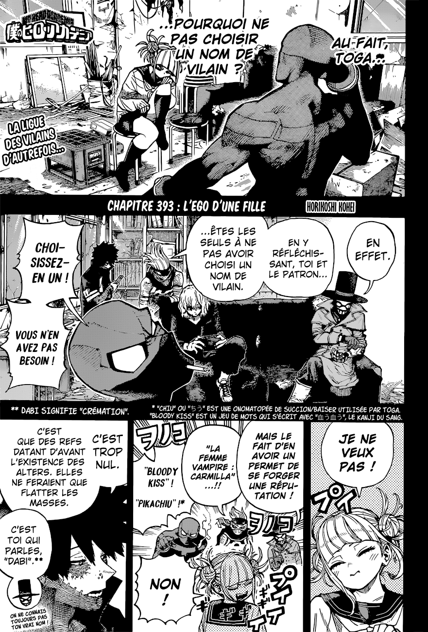 My Hero Academia: Chapter chapitre-393 - Page 1
