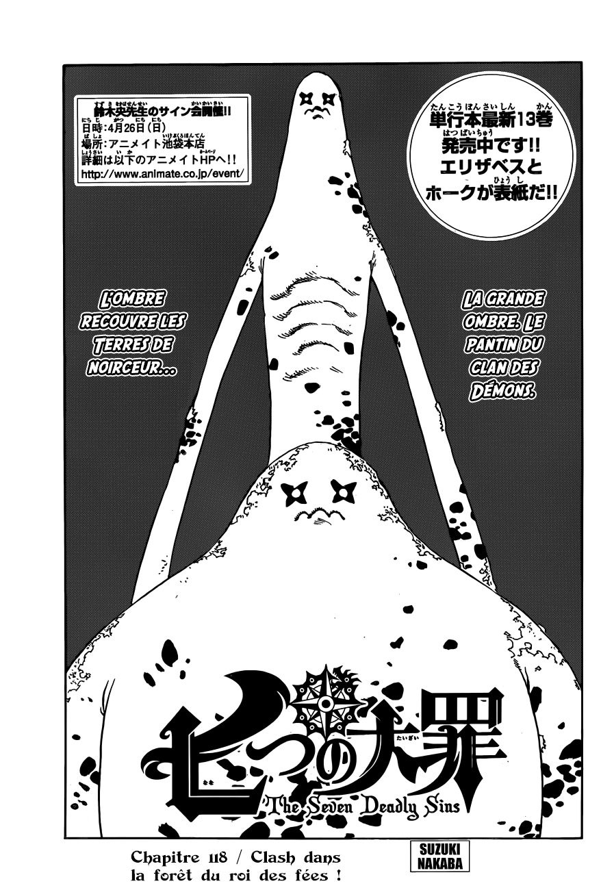 Nanatsu no Taizai: Chapter chapitre-118 - Page 1