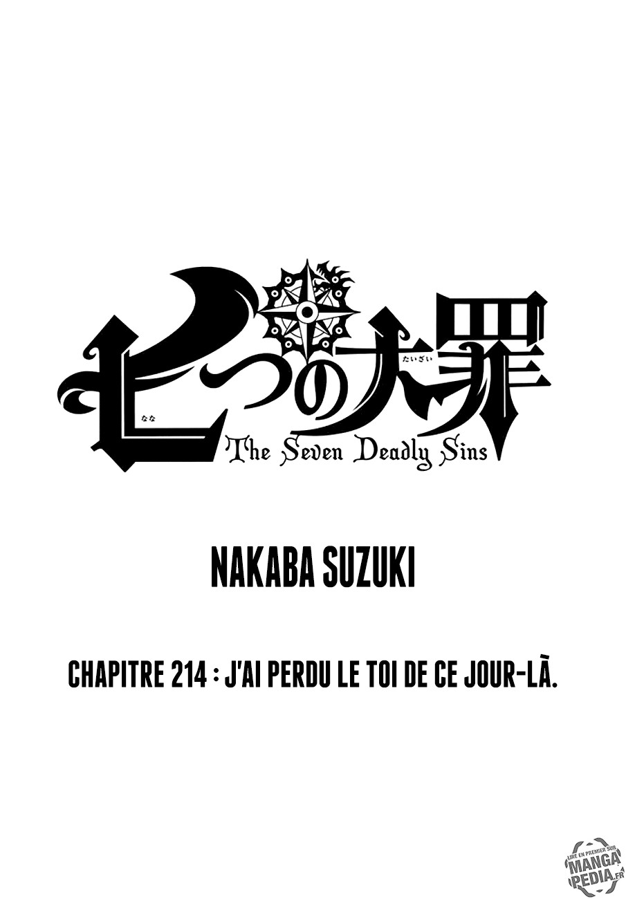 Nanatsu no Taizai: Chapter chapitre-214 - Page 1