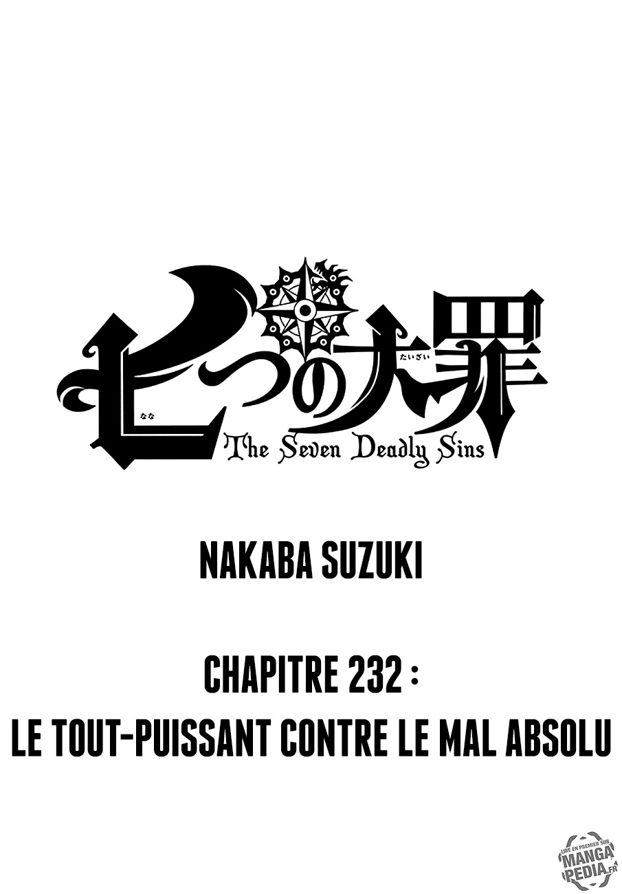 Nanatsu no Taizai: Chapter chapitre-232 - Page 1
