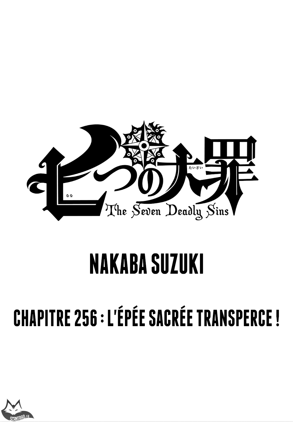 Nanatsu no Taizai: Chapter chapitre-256 - Page 1