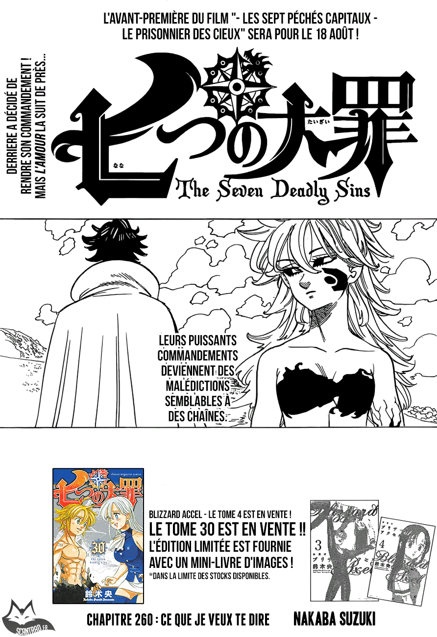 Nanatsu no Taizai: Chapter chapitre-260 - Page 1