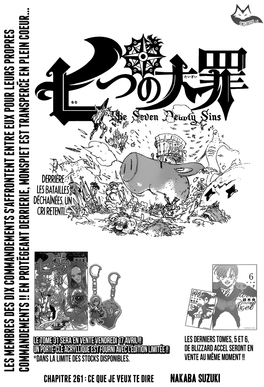 Nanatsu no Taizai: Chapter chapitre-261 - Page 1