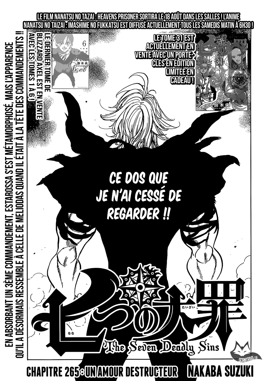 Nanatsu no Taizai: Chapter chapitre-265 - Page 1