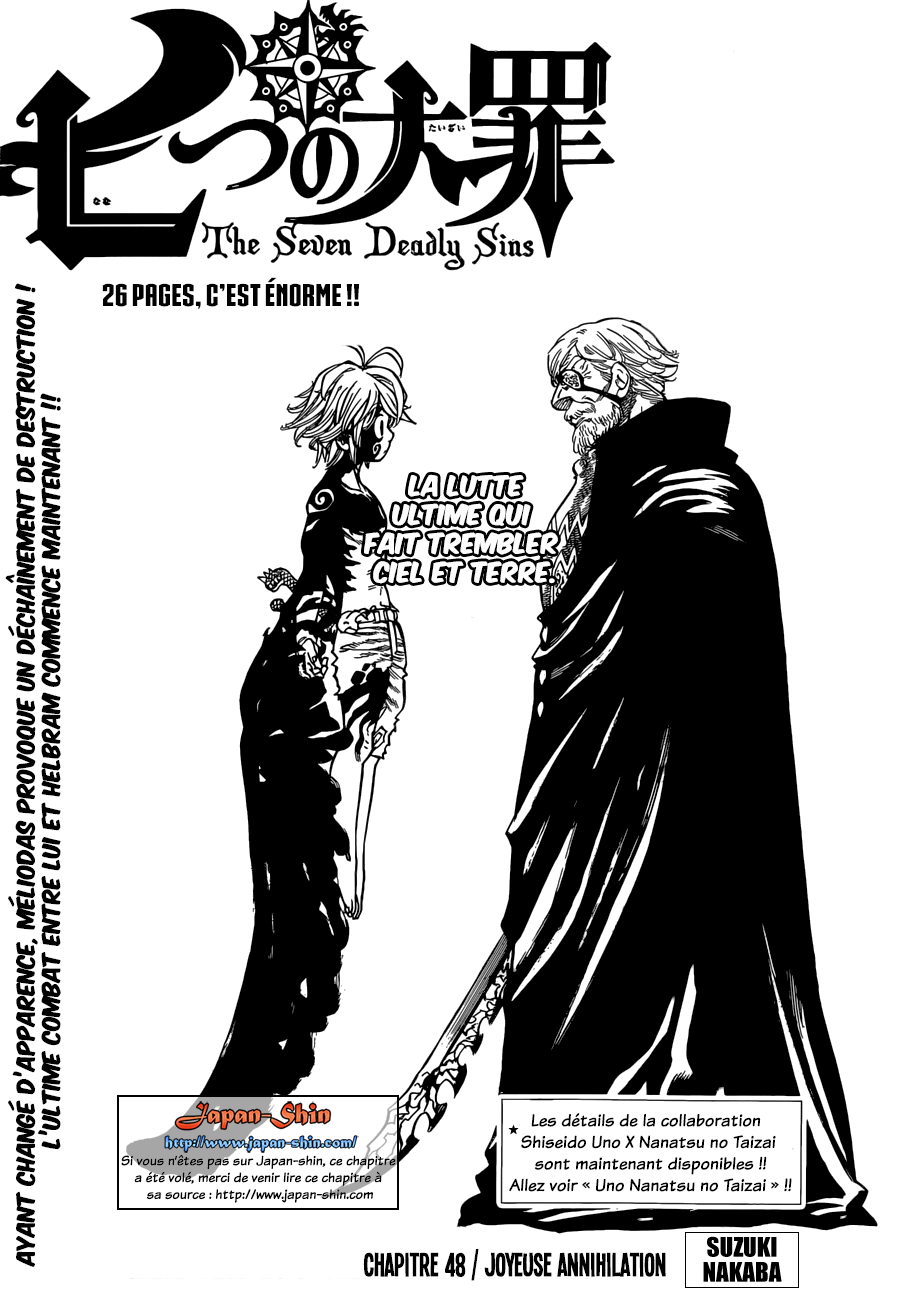 Nanatsu no Taizai: Chapter chapitre-48 - Page 1