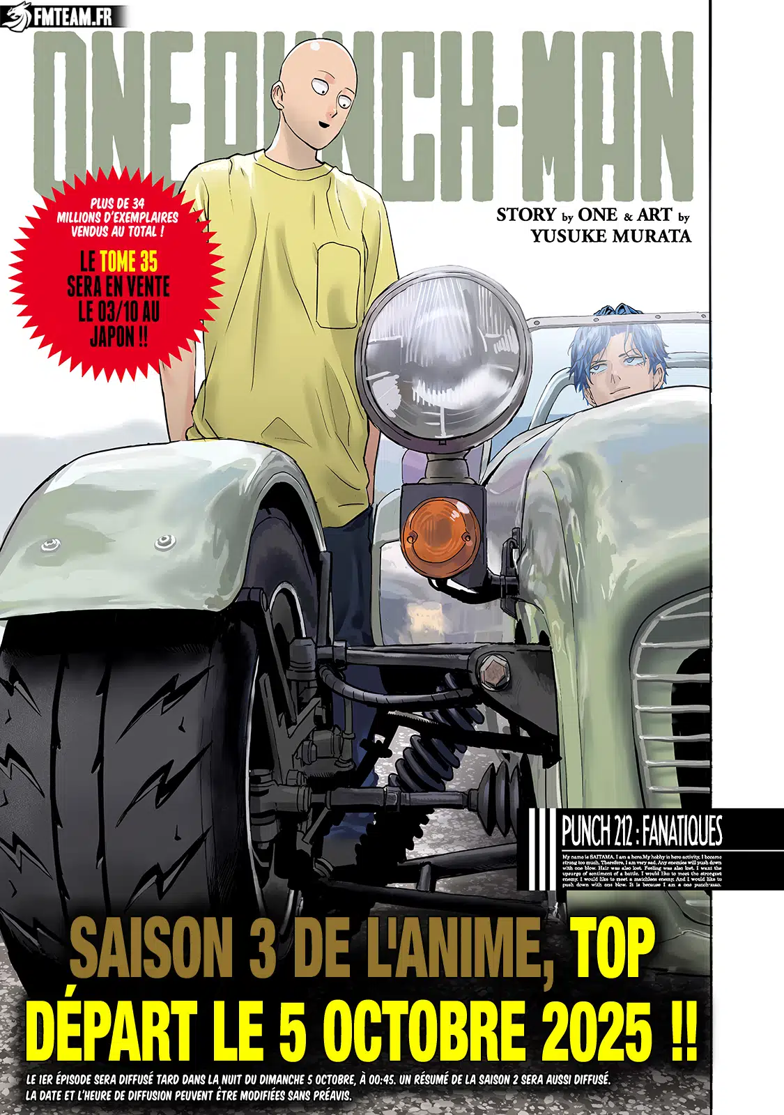One Punch Man: Chapter chapitre-245 - Page 1