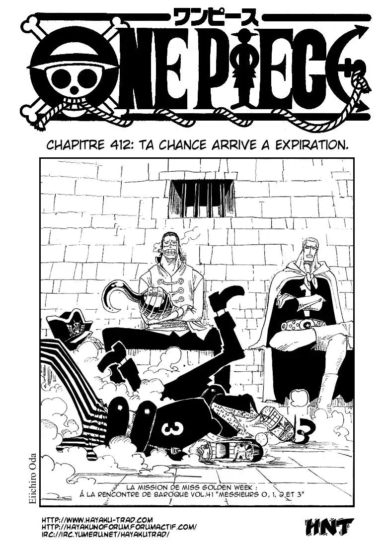 One Piece: Chapter chapitre-412 - Page 1