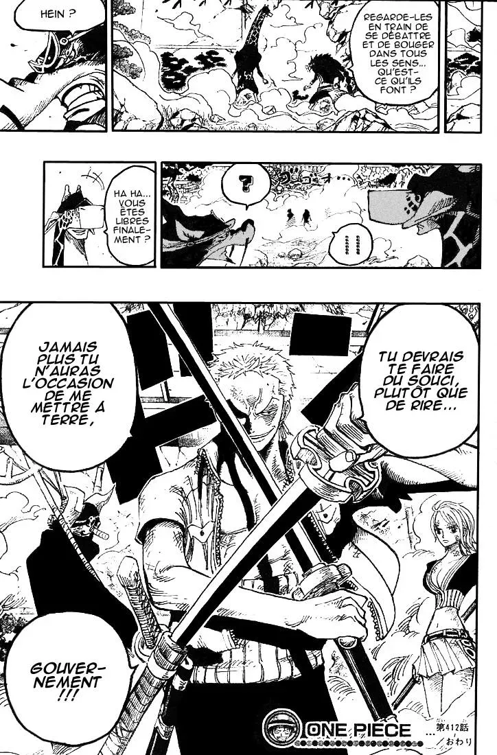 One Piece: Chapter chapitre-412 - Page 18
