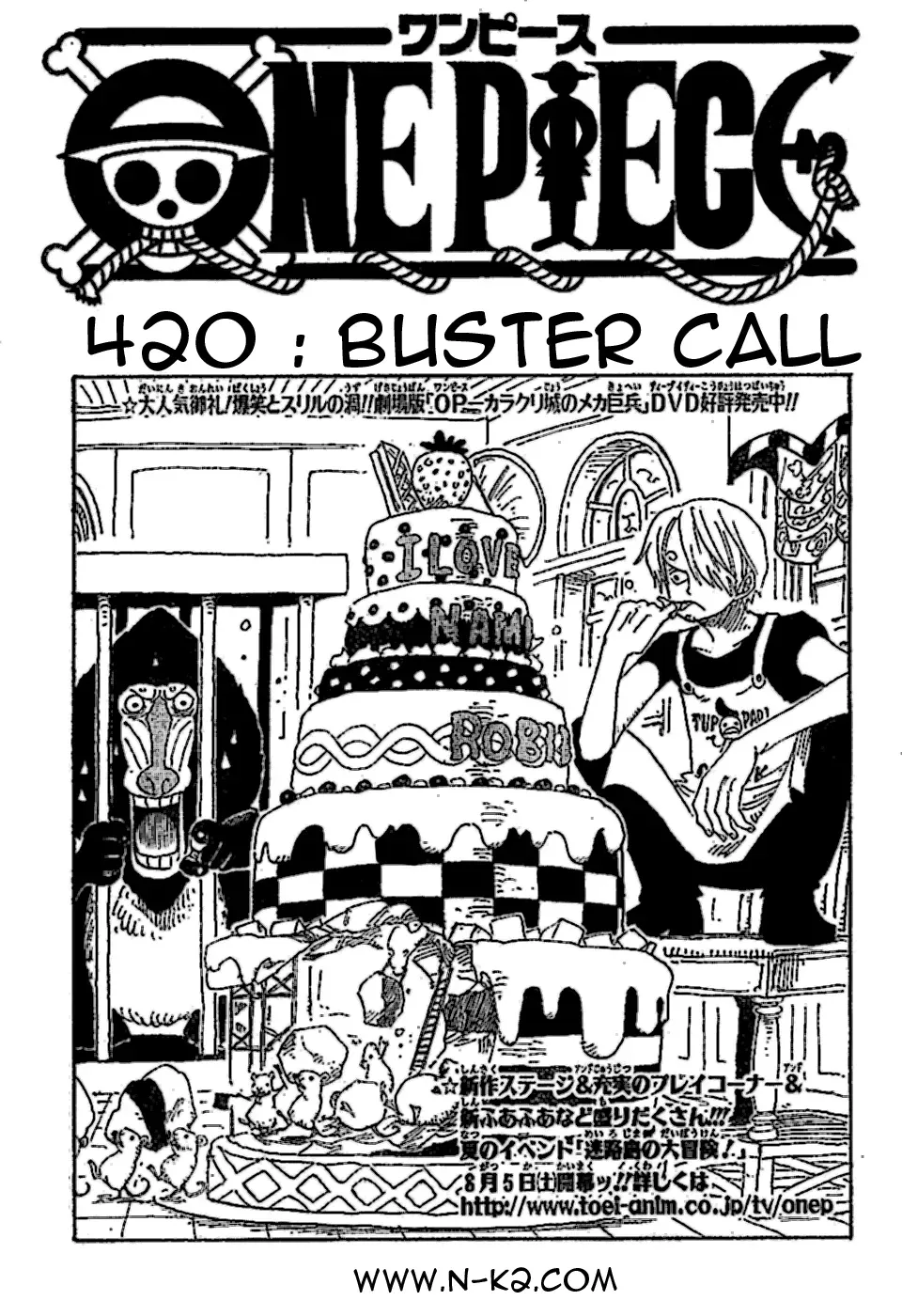 One Piece: Chapter chapitre-420 - Page 1