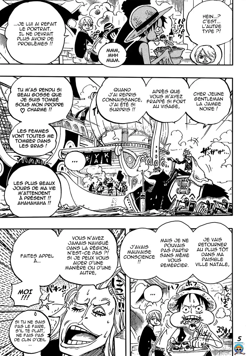 One Piece: Chapter chapitre-496 - Page 5