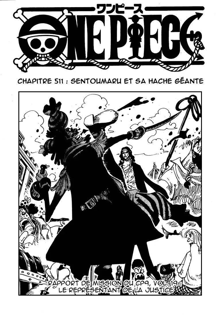 One Piece: Chapter chapitre-511 - Page 1