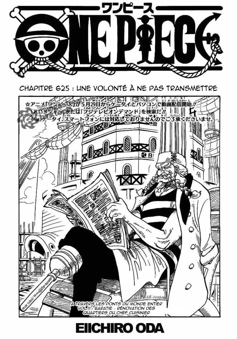 One Piece: Chapter chapitre-625 - Page 2