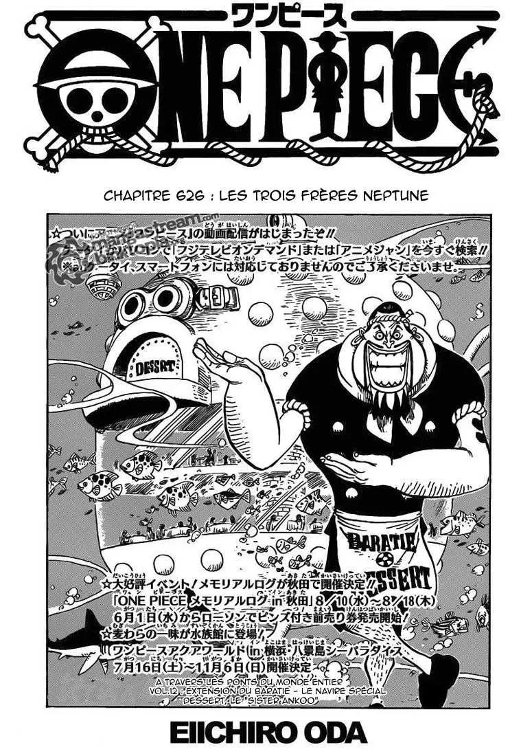 One Piece: Chapter chapitre-626 - Page 1