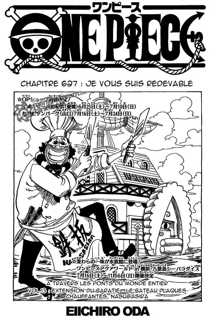 One Piece: Chapter chapitre-627 - Page 1