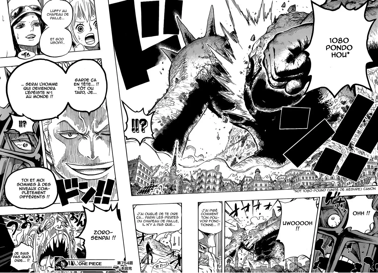 Scan One Piece Chapitre 754 : Ravi d'avoir fait ta connaissance - Page