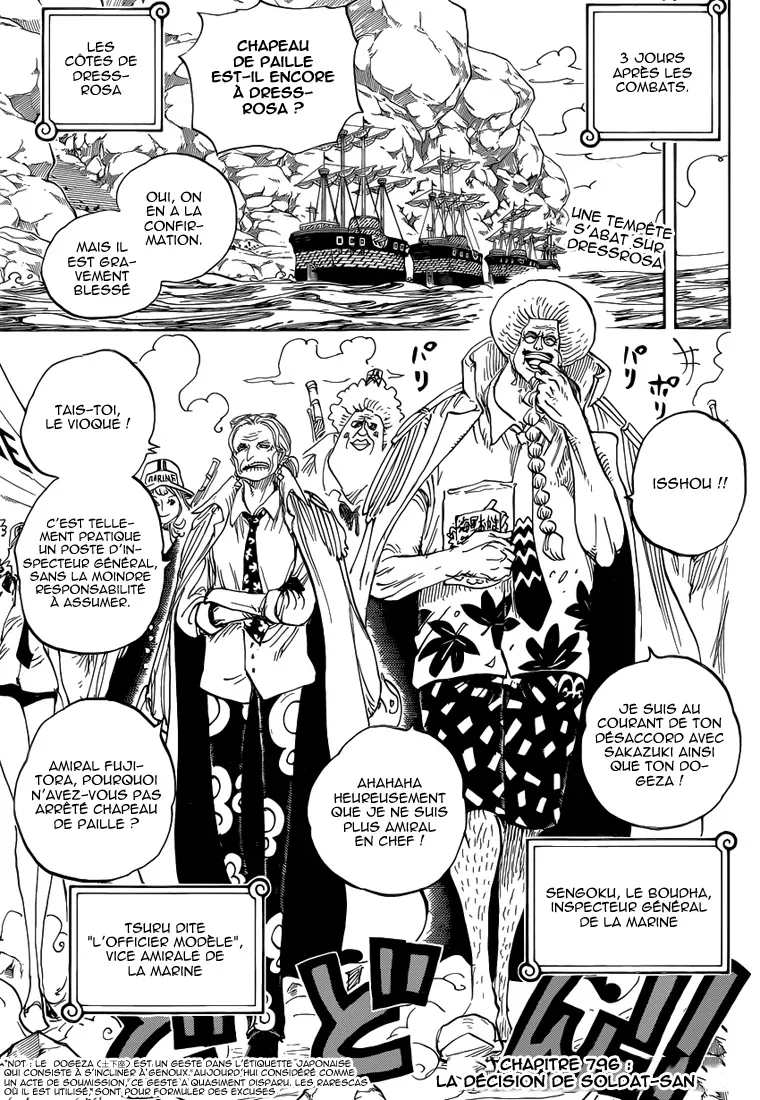 One Piece: Chapter chapitre-796 - Page 3
