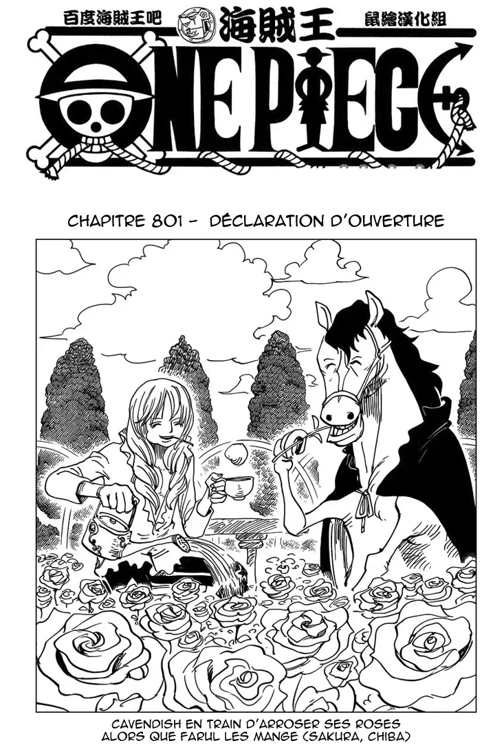 One Piece: Chapter chapitre-801 - Page 1
