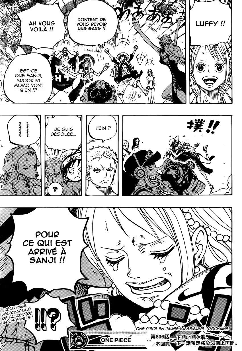 One Piece: Chapter chapitre-806 - Page 16